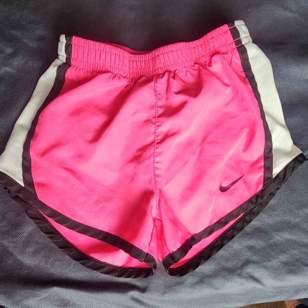Nike DRI FIT Workout Shorts Toddler 3T (PINK)